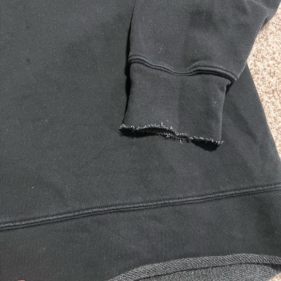 Aerie Soft & Cozy Oversized Sweatshirt Women’s Small Black - Picture 7 of 15